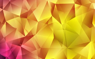 Işık kırmızı, sarı vektör zemin çizgili, üçgenler. Glitter soyut resim üçgen şekiller ile. Şablon arka plan olarak kullanılabilir.