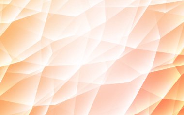 Işık turuncu vektör doku üçgen tarzı ile. Üçgen doğa tarzı ile güzel illüstrasyon. Kitapçık, broşür için desen