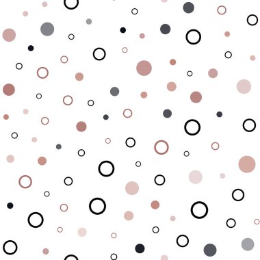 Koyu mavi, sarı kabarcıkları ile sorunsuz arka plan vektör. İllüstrasyon renkli soyut daireler parlayan ayarlanmış. Desen tasarım pencere panjur, perdeler.