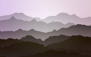 Hafif mor vektör desen bükülmüş şeritler. Gradyan ile dağ tarzında yaratıcı geometrik şekil. Marka kitap için zarif desen.