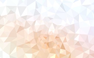 Işık turuncu vektör zemin Çokgen. Üçgenler ile renkli soyut resimde. İşiniz için yeni tasarım.