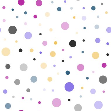 Işık çok renkli vektör daire şekilleri ile sorunsuz düzeni. Soyut illüstrasyon renkli baloncuklar doğa tarzı ile. Desen tasarım pencere panjur, perdeler.