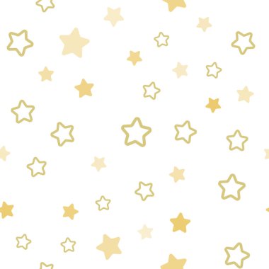 Açık yeşil, sarı vektör sorunsuz arka plan renkli yıldız ile. Yıldız ile renkli illüstrasyon parlayan. Tasarım için duvar kağıdı, kumaş üreticileri.