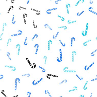 Hafif BLUE vektörsüz desenli xmas şekeri, şekerlemeleri.