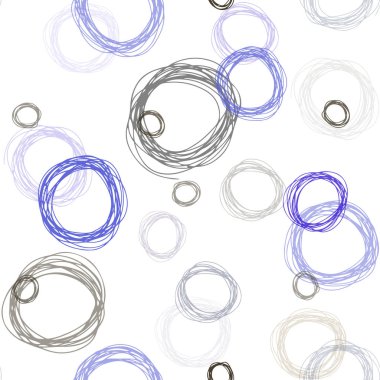 Açık mavi, yeşil vektör disklerle sorunsuz doku. Modern Soyut illüstrasyon renkli su ile bırakır. Tekstil, kumaş, duvar kağıtları için tasarım.