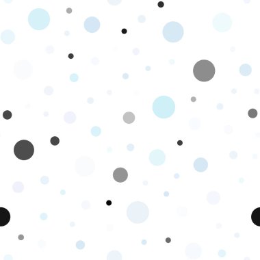 Hafif mavi vektör disklerle sorunsuz doku. Modern Soyut illüstrasyon renkli su ile bırakır. Desen için modaya uygun Kumaş, duvar kağıtları.