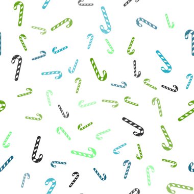 Işık çok renkli vektör sorunsuz düzen Noel tatlı tatlılar.