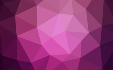 Koyu kırmızı vektör soyut çokgen şablon. Soyut ve üçgenli renkli çizimler. İşiniz için yepyeni bir tasarım..