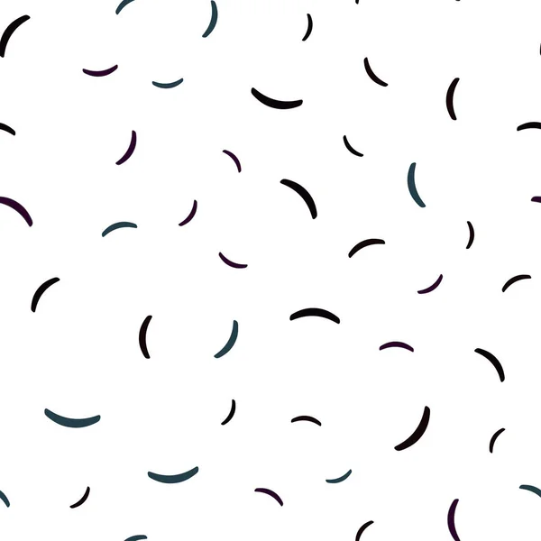 Dark Blue Vector Seamless Background Curved Lines Elegant Bright Illustration — Stock Vector