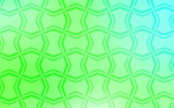 Plantilla Vectorial Verde Claro Con Palos Repetidos Ilustración Abstracta Geométrica — Vector de stock