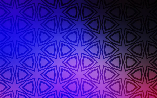 Темно Рожевий Синій Векторні Макет Яскравими Зірками Сяючий Кольорові Ілюстрації — стоковий вектор