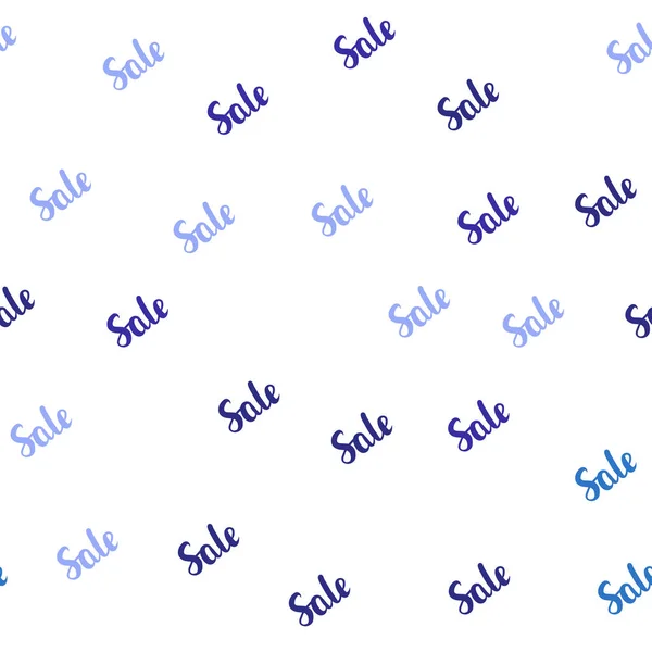 Rose Foncé Bleu Vecteur Couverture Transparente Avec Des Symboles Vente — Image vectorielle