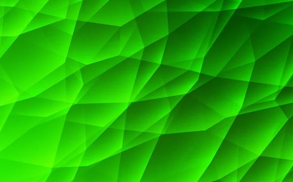 Светло Зеленый Векторный Узор Многоугольным Стилем Декоративный Дизайн Абстрактном Стиле — стоковый вектор