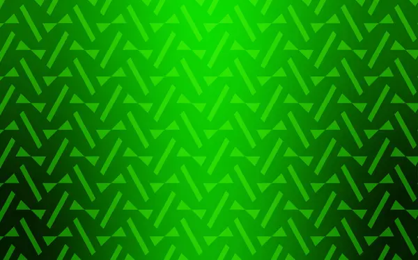 Světle Zelené Vektor Vzorek Polygonální Stylu Ilustrace Sadou Barevné Trojúhelníky — Stockový vektor