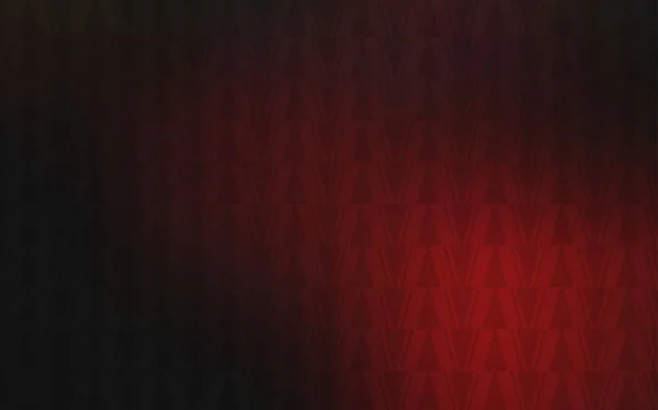 Шаблон Темно Красного Вектора Линиями Треугольниками Красивая Иллюстрация Треугольниками Стиле — стоковый вектор