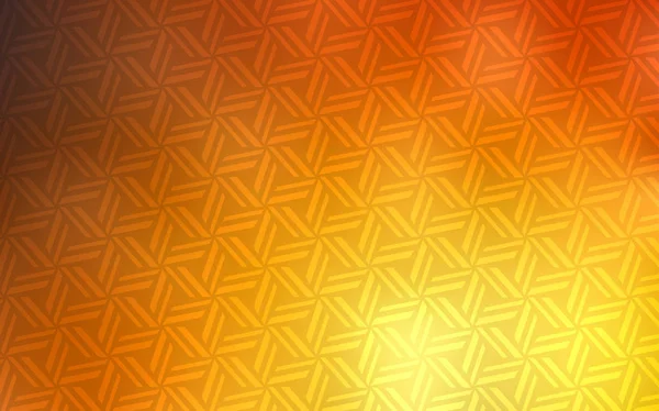 Modèle Vectoriel Orange Clair Avec Style Polygonal Illustration Avec Ensemble — Image vectorielle