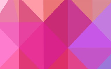 Hafif pembe, kırmızı vektör üçgen mozaik şablonu. Gradyan ile zarif parlak poligonal illüstrasyon. Bu desen bir marka kitap bir parçası olarak kullanılabilir.