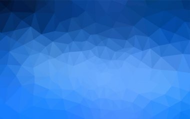 Üçgen zemin parlayan ışık mavi vektör. Geometrik şekil gradyan ile Origami tarzında. İşiniz için yeni tasarım.