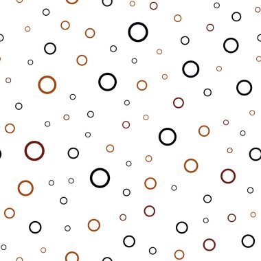 Koyu kırmızı daireler ile sorunsuz şablon vektör. Modern Soyut illüstrasyon renkli su ile bırakır. Desen-ebilmek var olmak kullanılmış için güzel web siteleri.