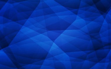 Koyu mavi vektör poligonal arka plan. Noktalı resim stili üçgenler ile yaratıcı çizimde. İşiniz için en iyi üçgen tasarım.