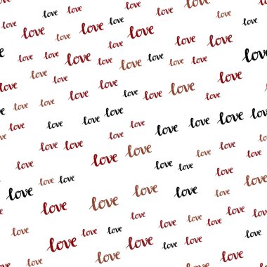 Koyu turuncu vektör ifade Love You ile sorunsuz zemin. İfade Love You renkli gradyan soyut tarzı ile. Tasarım için duvar kağıdı, kumaş üreticileri.