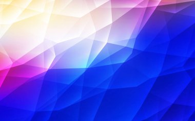 Hafif pembe, mavi vektör doku üçgen tarzı ile. Glitter soyut resim üçgen şekiller ile. Açılış sayfası için Modern şablonu.