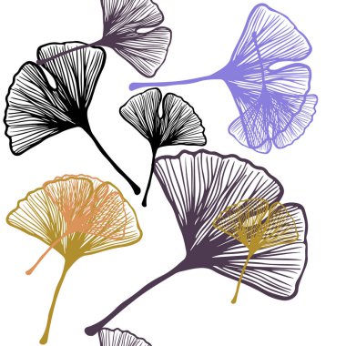 Işık çok renkli vektör sorunsuz doodle arka plan yaprakları ile. Dekoratif illüstrasyon soyut şablonundaki karalamalar ile. Kartvizit, Web siteleri için şablon.