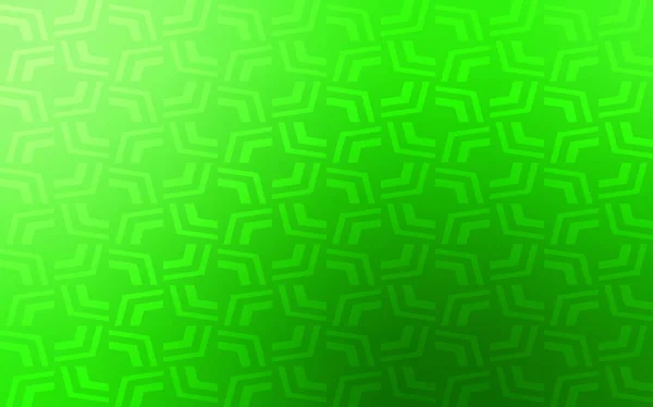 Licht Groen Vector Patroon Met Lava Vormen Kleurrijke Abstracte Illustratie — Stockvector