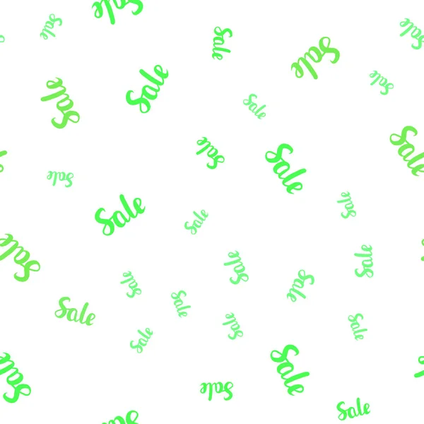 光緑ベクトル シームレス カバー販売のシンボルしています 販売のカラフルなグラデーション シンボルの抽象的なイラスト プロモーション 割引のための背景 — ストックベクタ