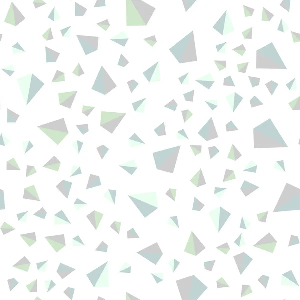 Hellgrüner Vektor Nahtloser Isometrischer Hintergrund Mit Linien Dreiecken Illustration Mit — Stockvektor
