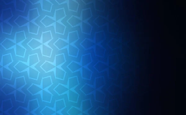 Modèle Vectoriel Bleu Foncé Avec Losange Rectangules Sur Fond Abstrait — Image vectorielle