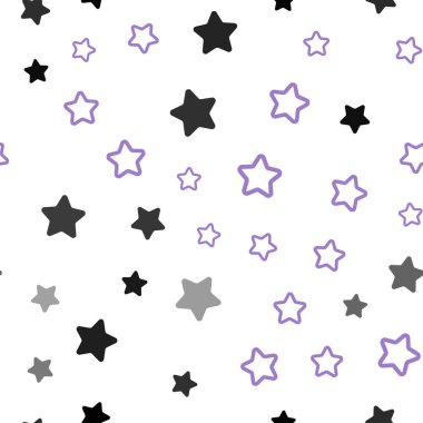 Parlak yıldız ile hafif mor vektör sorunsuz düzeni. Glitter soyut illüstrasyon renkli yıldız ile. Kartvizit, Web siteleri için şablon.
