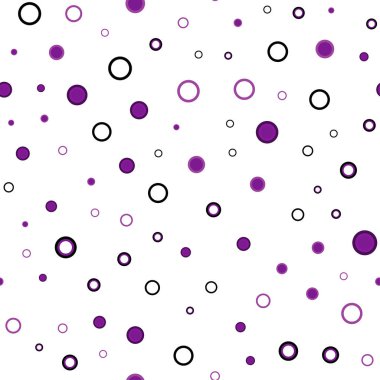 Hafif pembe vektör sorunsuz zemin noktalar ile. Kabarcıkları ile soyut tarzda bulanık dekoratif tasarım. Tekstil, kumaş, duvar kağıtları için tasarım.