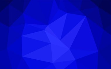 Hafif mavi vektör poligonal şablonu. Poligonal illüstrasyon parlayan, hangi üçgen oluşur. Yeni şablon-ebilmek var olmak kullanılmış için marka kitap.