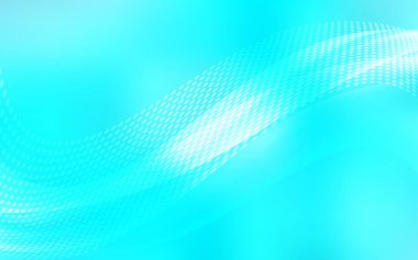 Kabarcıklar, satırları ile ışık mavi vektör arka plan. Bağlantı noktaları ve çizgileri renkli arka plan üzerinde tasarım yapın. Desen güzel web siteleri için.