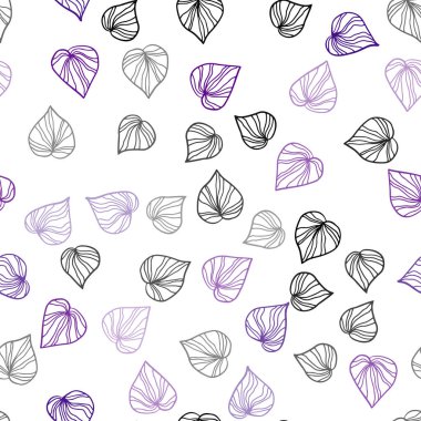 Açık mavi, kırmızı vektör sorunsuz doodle şablon yaprakları ile. Bulanık tarzı ile yeni renkli resimde bırakır. Kartvizit, Web siteleri için şablon.