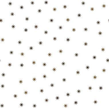 Koyu turuncu vektör güzel kar taneleri ile sorunsuz kapak. Kar Noel tarzı ile parlayan renkli resimde. Doku pencere panjur, perdeler için.