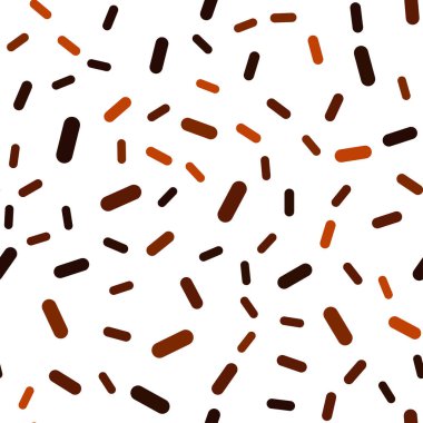 Düz çizgili koyu turuncu vektör sorunsuz düzeni. Dekoratif illüstrasyon hatları ile soyut şablonunda parlayan. Model ilanları, posterler, afişler.