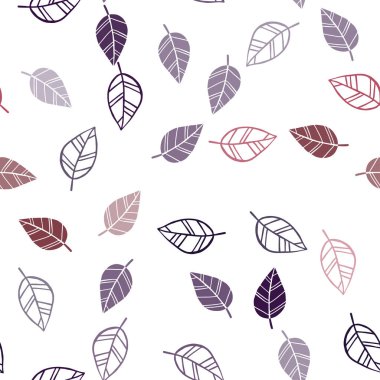 Koyu mavi, kırmızı yaprakları ile sorunsuz doodle arka plan vektör. Hint tarzı ile bulanık dekoratif tasarım bırakır. Desen tasarım kumaş, duvar kağıtları.