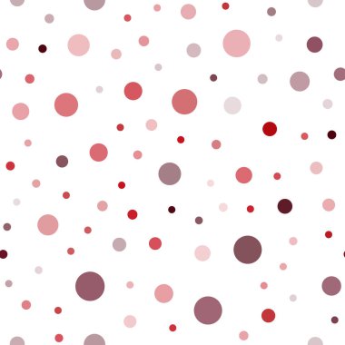 Koyu kırmızı vektör küreler ile seamless modeli. Kabarcıkları ile soyut tarzda bulanık dekoratif tasarım. Desen tasarım pencere panjur, perdeler.