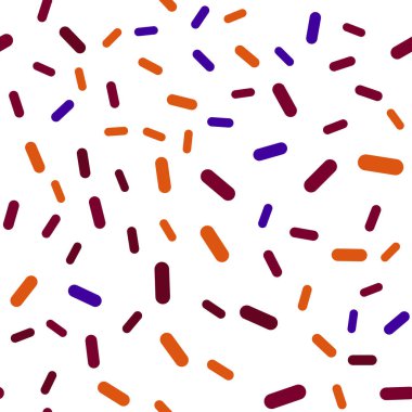 Koyu mavi, kırmızı tekrarlanan sopa ile sorunsuz şablon vektör. Dekoratif illüstrasyon hatları ile soyut şablonunda parlayan. Reklam, kitapçıklar, broşürler için şablon.