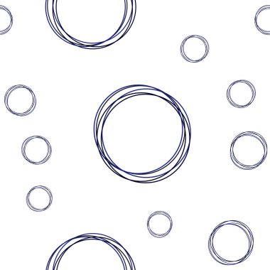 Koyu Mavi noktalı sorunsuz zemin vektör. Bulanık daireler doğa tarzı ile güzel renkli resimde. Tasarım için duvar kağıdı, kumaş üreticileri.