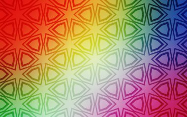 Güzel yıldız ile çok renkli vektör doku ışık. Dekoratif illüstrasyon soyut şablonundaki yıldız ile. En iyi tasarım, reklam, poster, afiş için.