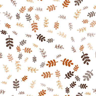 Yaprakları, koyu kırmızı vektör sorunsuz zarif desenle dalları. Glitter soyut illüstrasyon yaprakları ve dalları ile. Kartvizit, Web siteleri için şablon.