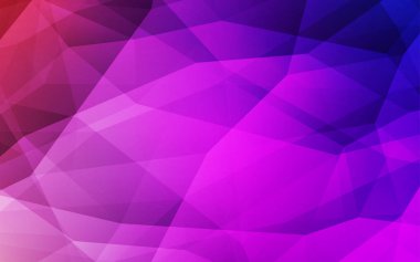 Işık mor, pembe vektör poligonal arka plan. Geometrik şekil gradyan ile Origami tarzında. Tamamen yeni bir tasarım sizin broşürü.