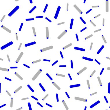 Hafif mavi vektör arka düz çizgiler ile kesintisiz, izometrik. Modern geometrik soyut illüstrasyon hatları ile. Doku pencere panjur, perdeler için.