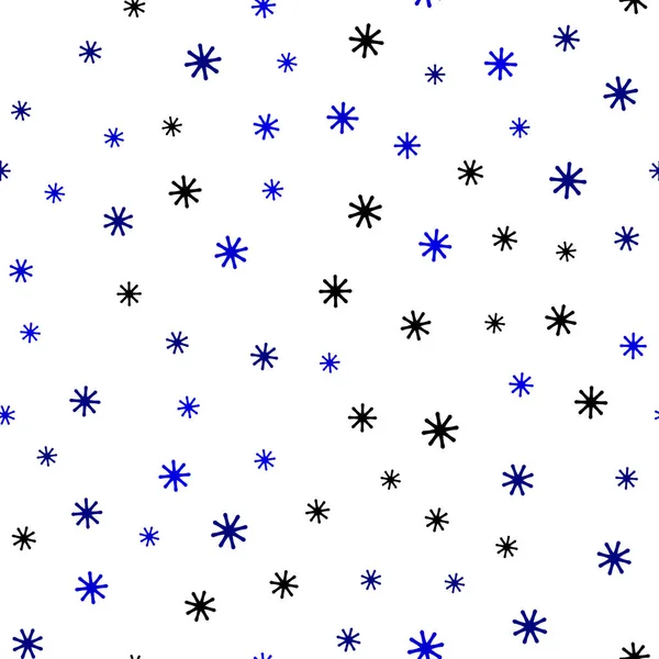 Χωρίς Ραφή Πρότυπο Φως Μπλε Διάνυσμα Νιφάδες Πάγου Σύγχρονα Γεωμετρικά — Διανυσματικό Αρχείο
