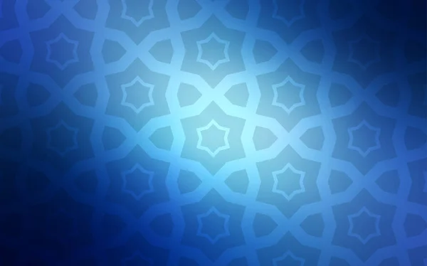 Agencement Vectoriel Bleu Clair Avec Étoiles Brillantes Illustration Abstraite Géométrique — Image vectorielle