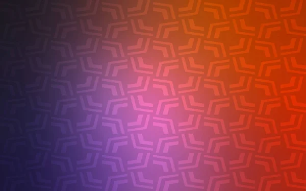 Donker Roze Rood Vector Patroon Met Lijnen Ovalen Glitter Abstracte — Stockvector