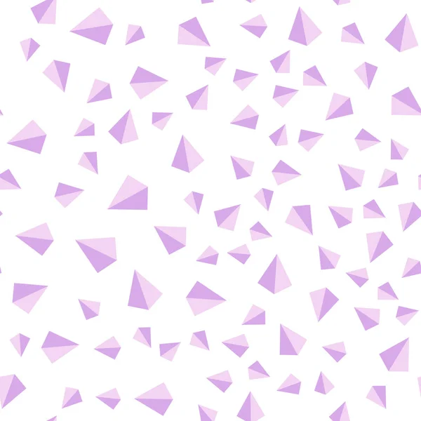 Light Purple Vector Seamless Isometric Tempate Crystals Triangles Треугольники Абстрактном — стоковый вектор